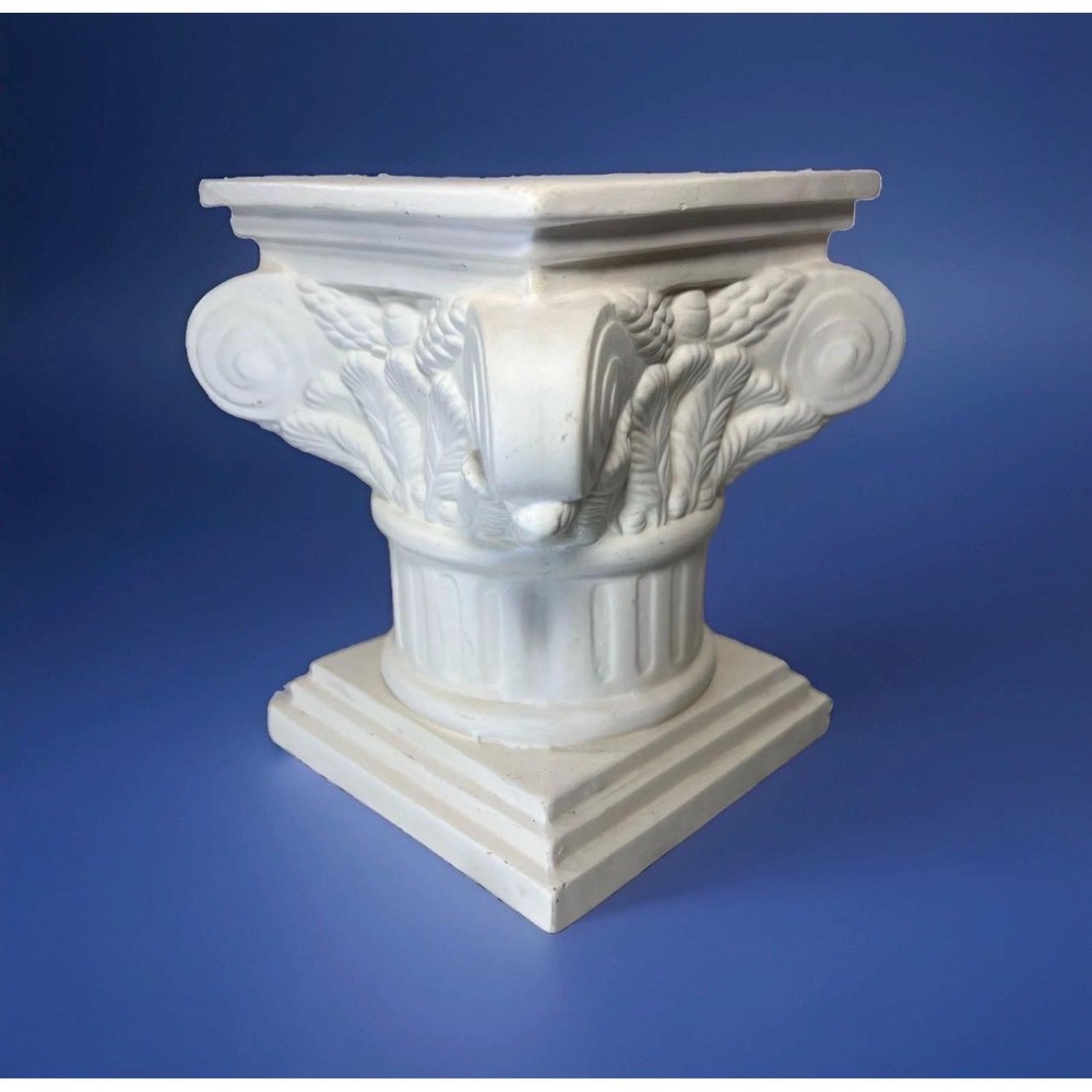 Vintage Roman Greek Column Cake/Plant Stand Small Tabletop